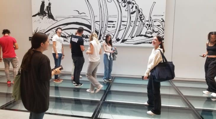 Visite des étudiants du BDEMMA au Musée des Confluences