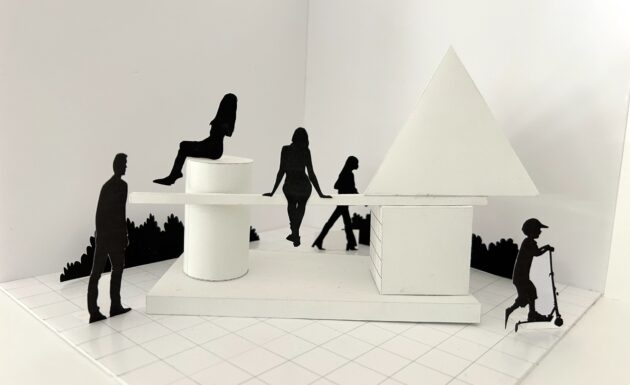 Compositions sur fond blanc