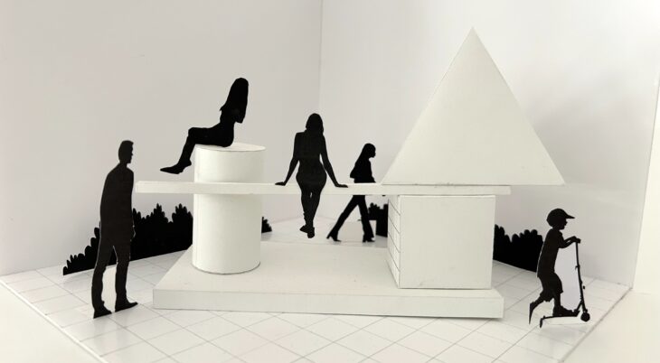 Compositions sur fond blanc