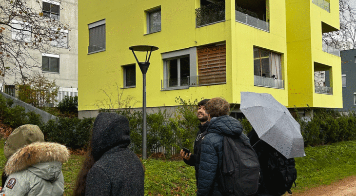 Visite du quartier de La Duchère