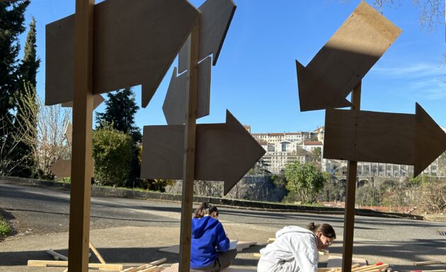 Collaboration entre les étudiants de prépa architecture et Exalt Festival